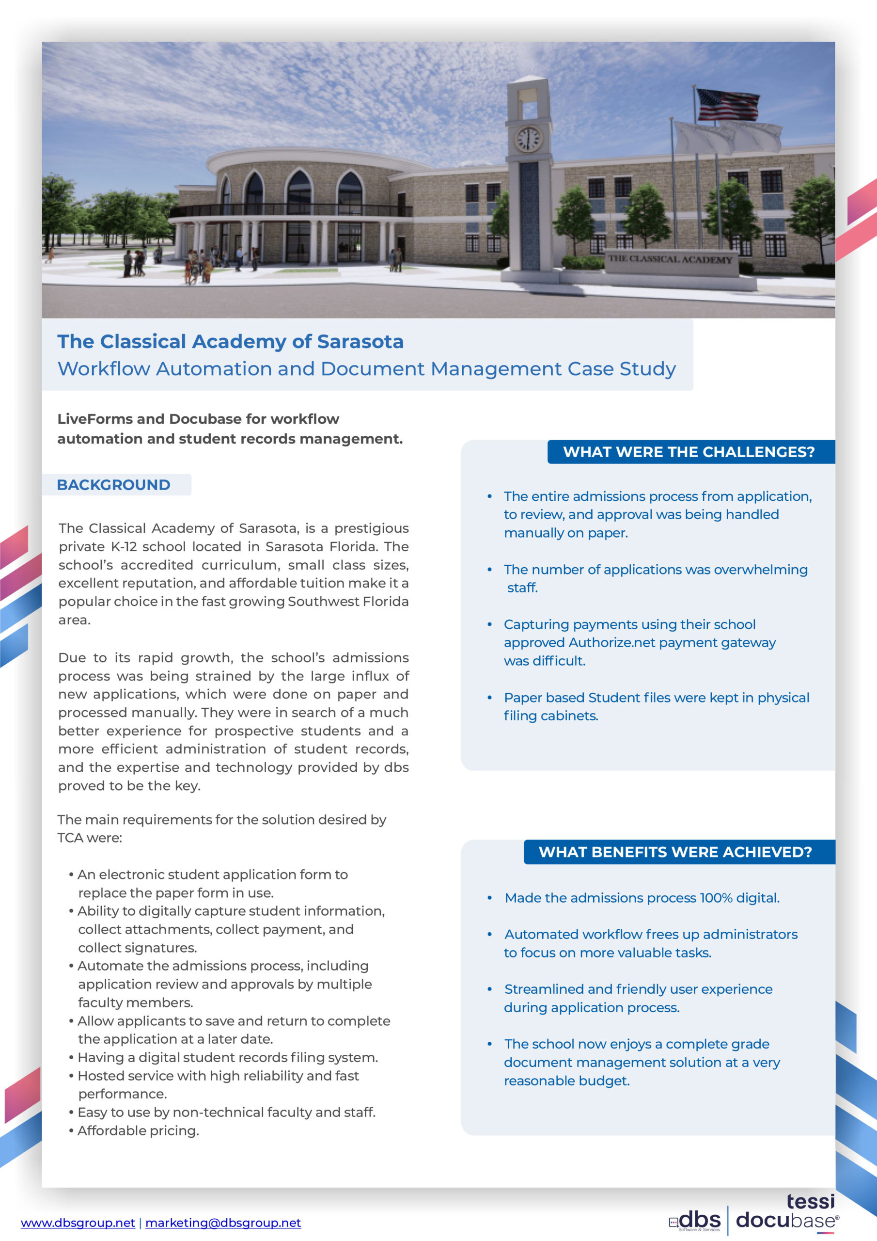 document management case study pdf